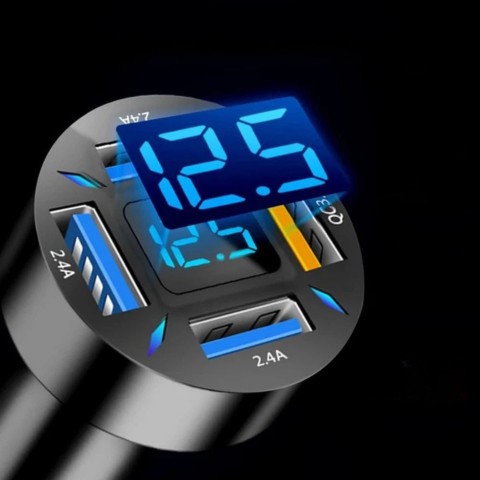 Universal Cigarette Lighter Charger and Multi-USB 