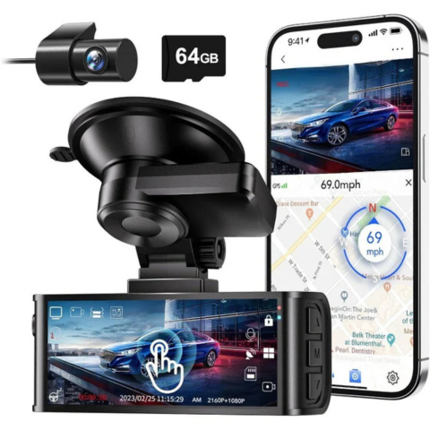 Dashcam Fram och Bak – Komplett Skydd Dag och Natt 