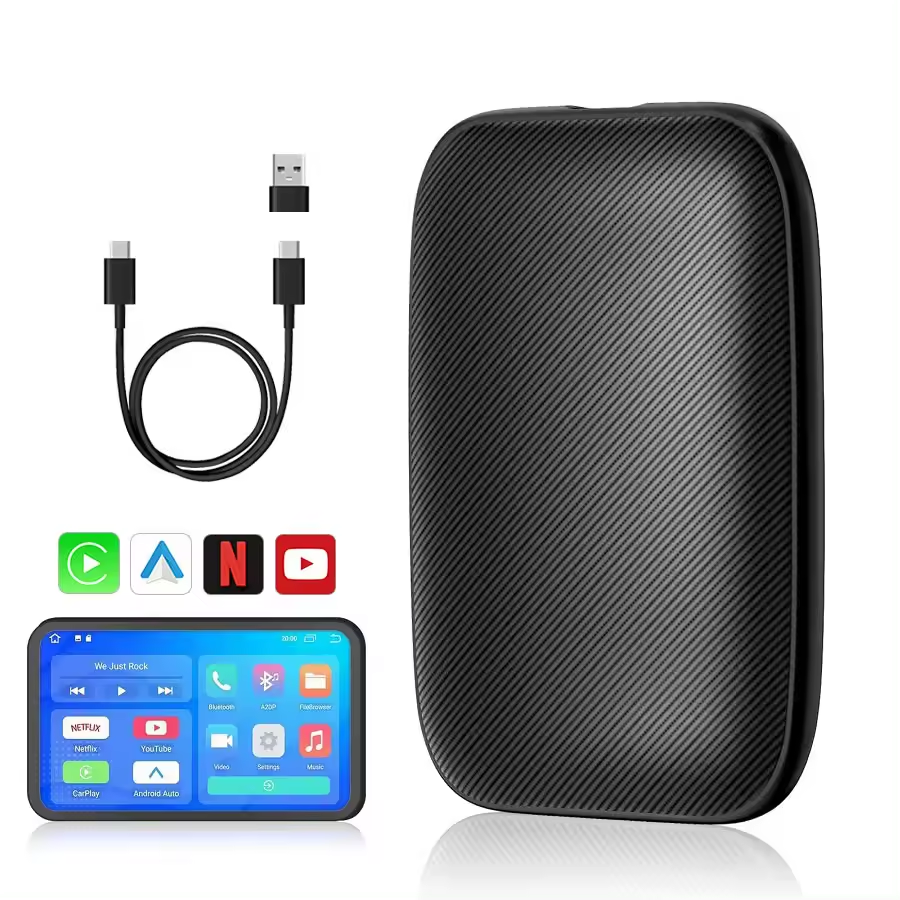Bezdrátový CarPlay a Android Auto — Snadno připojte svůj smartphone 