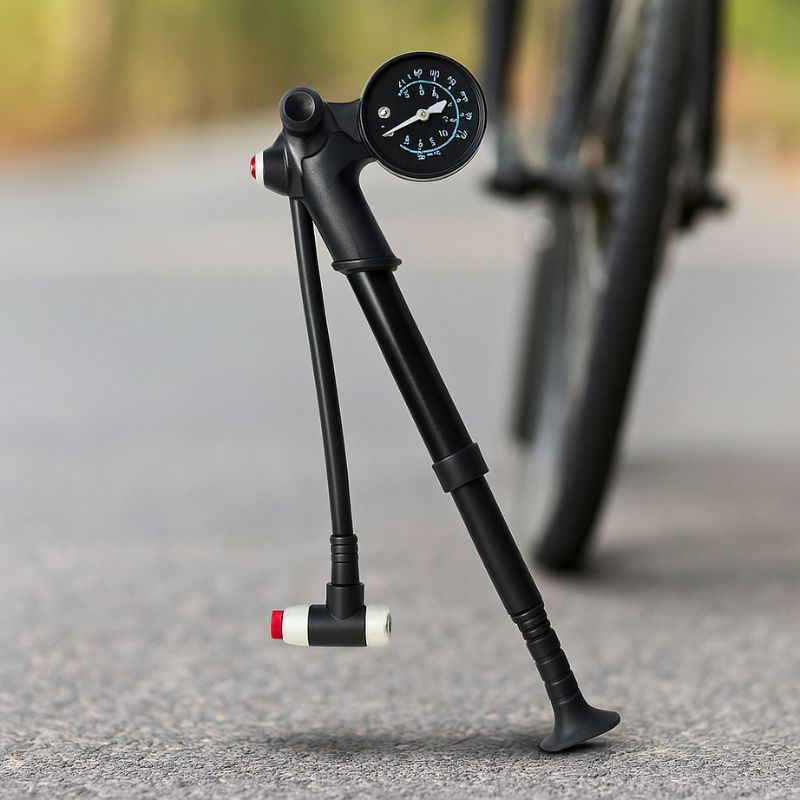 Mini Bike Pump 300 PSI — Compact & Durable With Pressure Gauge 