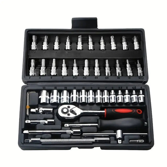Tool Box Auto Mechanical 46 Pieces – The Essentials of the Garage 