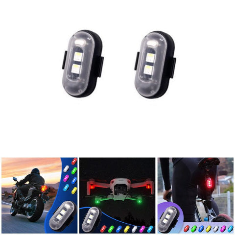 Luce LED Anti-Collisione – Ciclismo e Moto 