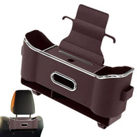 フックと収納ボックス付きリアシートオーガナイザー - スペースの最適化と車の整頓