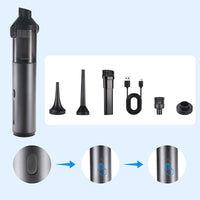 Aspirador sin cable de alto rendimiento para el coche - Limpieza rápida y uso cómodo