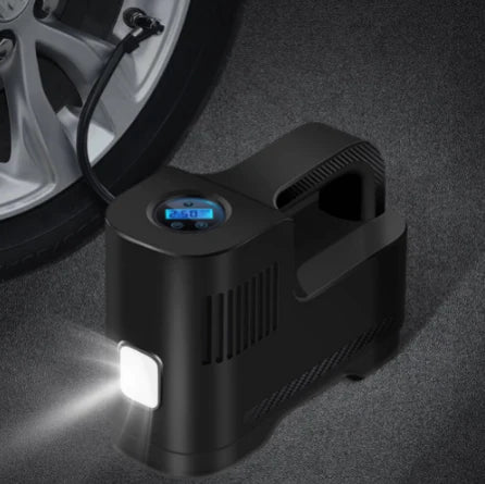 Compressore D'aria Portatile Digitale 12V Con Luce LED — Sicurezza E Utilizzo Notturno 