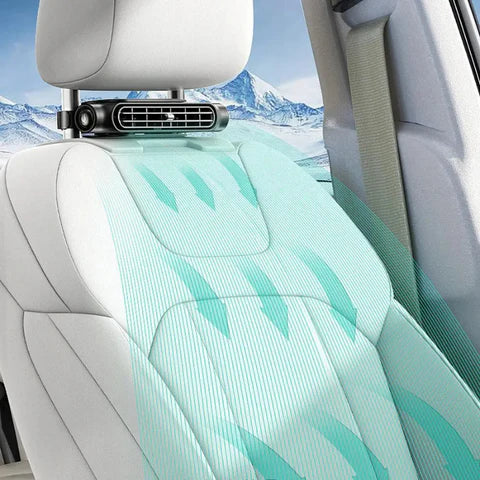 Ventilatore da auto – Fissaggio su poggiatesta 